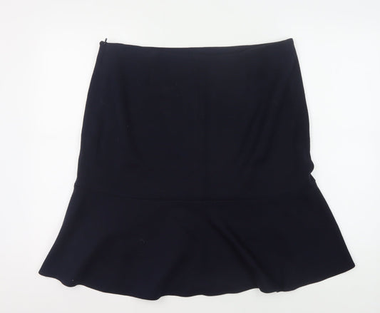 Laura Ashley Women's Black Knee Length Skirt, Size 16