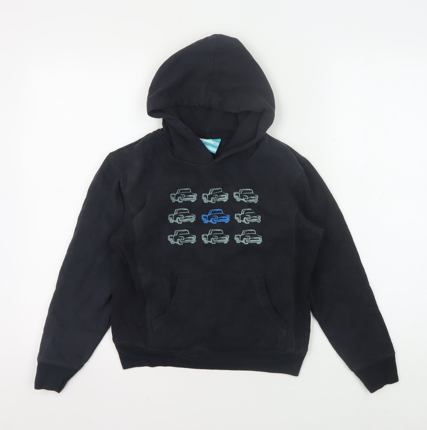Mountain Warehouse Boys' Black Car Graphic Hoodie 9-10 Years