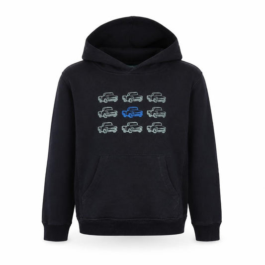 Mountain Warehouse Boys' Black Car Graphic Hoodie 9-10 Years