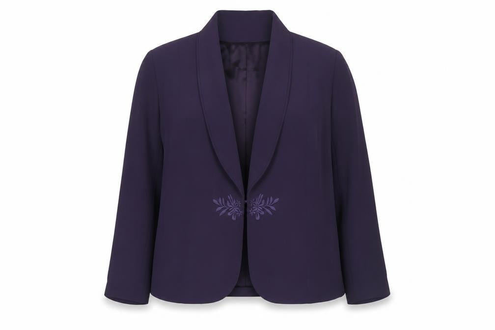 Womens UK Size 18 Eastex Regular Purple Suit Jacket