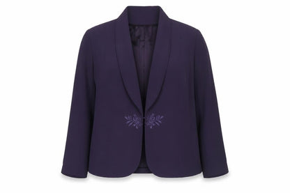 Womens UK Size 18 Eastex Regular Purple Suit Jacket
