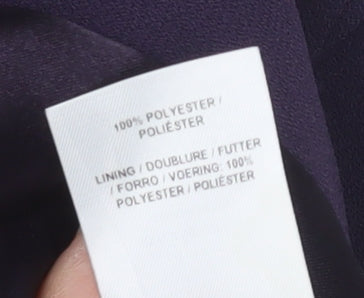 Eastex Women's Purple Suit Jacket, Size 18, Shawl Lapel