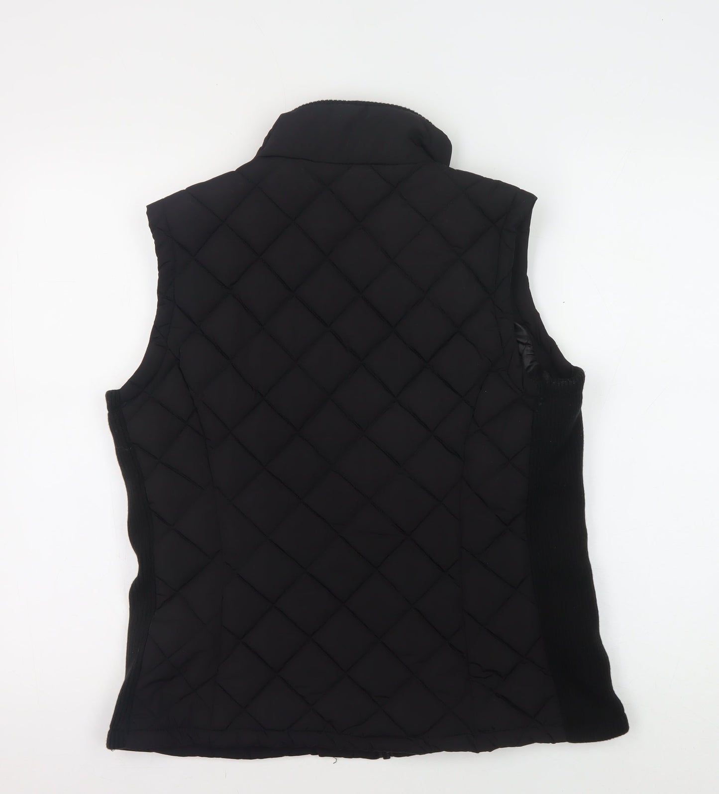 Andrew Marc Men's Black Quilted Waistcoat, Medium, Casual