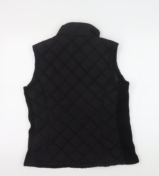 Andrew Marc Men's Black Quilted Waistcoat, Medium, Casual