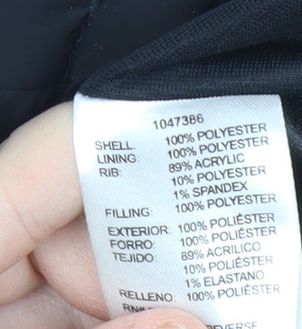 Andrew Marc Men's Black Quilted Waistcoat, Medium, Casual