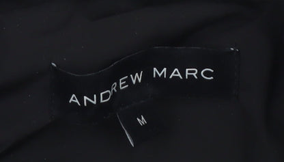 Andrew Marc Men's Black Quilted Waistcoat, Medium, Casual