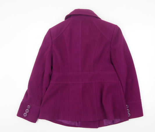 Womens UK Size 16 Debenhams Purple Basic Jacket