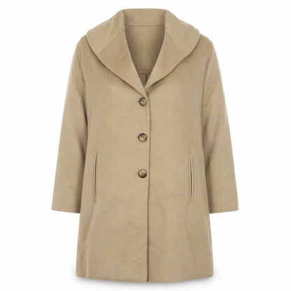 Womens UK Size 14 JFW Beige Overcoat