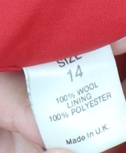Womens UK Size 14 Debenhams Red