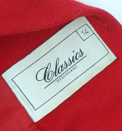 Womens UK Size 14 Debenhams Red