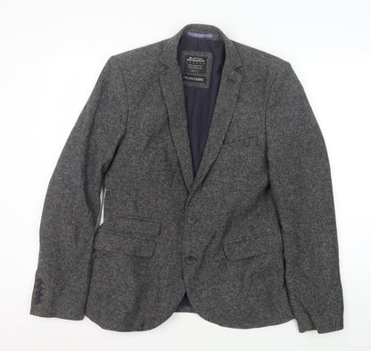 Mens UK Size S Burton Regular Grey Suit Jacket