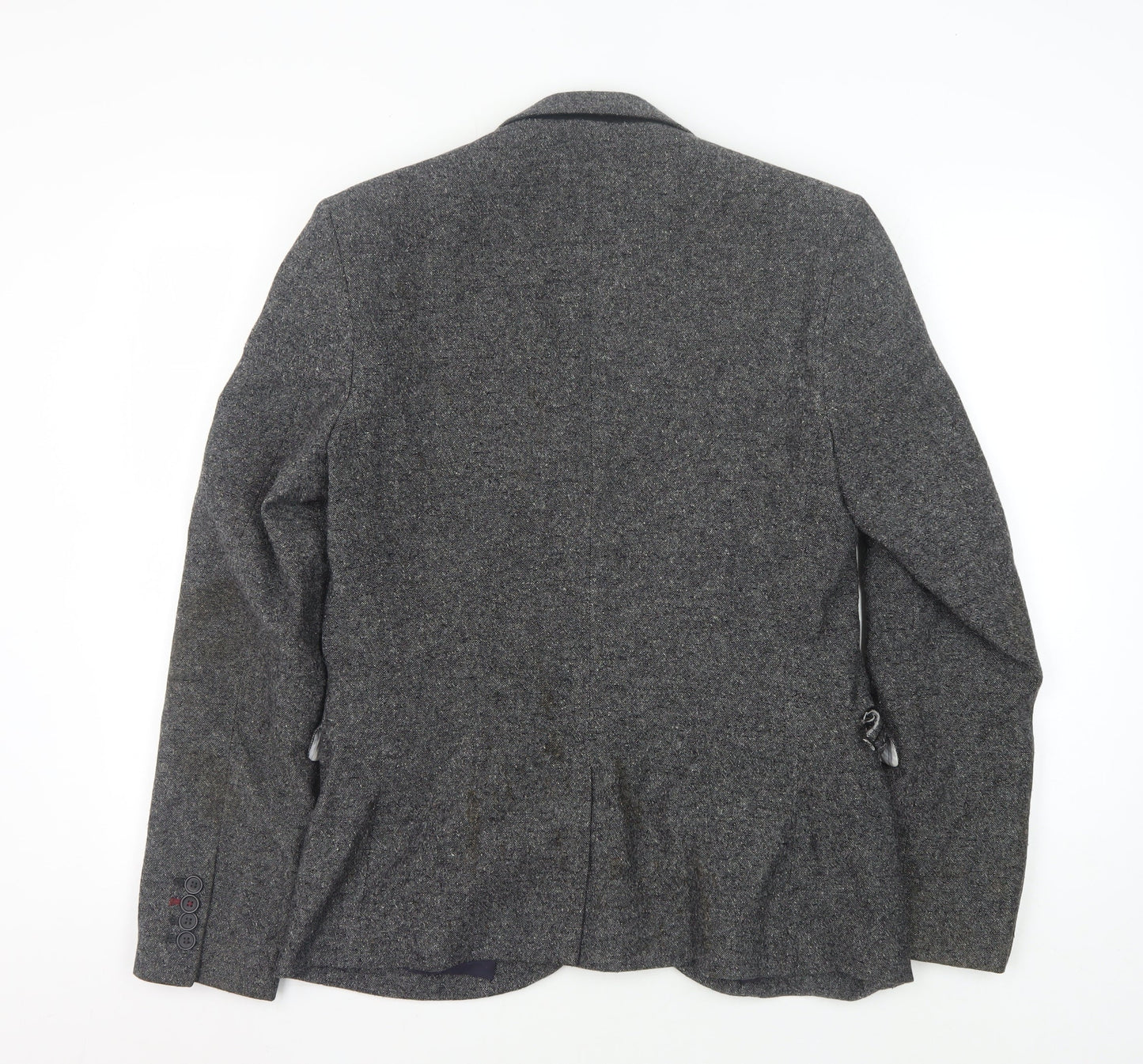 Mens UK Size S Burton Regular Grey Suit Jacket