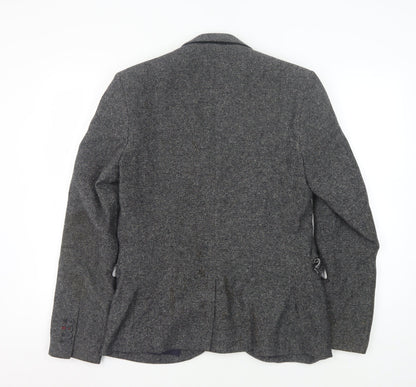 Mens UK Size S Burton Regular Grey Suit Jacket