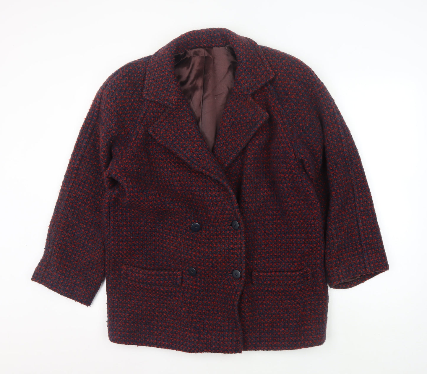 Womens UK Size 12 Country Casuals Multicoloured Pea Coat