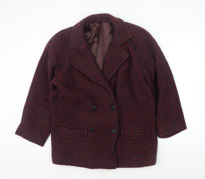 Womens UK Size 12 Country Casuals Multicoloured Pea Coat