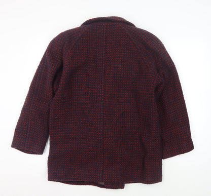 Womens UK Size 12 Country Casuals Multicoloured Pea Coat