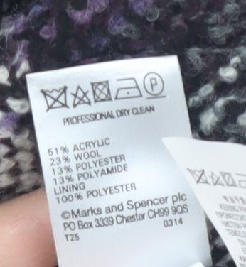 Womens UK Size 8 Marks and Spencer Purple Classic