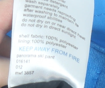 Parallel Unisex Blue XL Snow Pants Waterproof