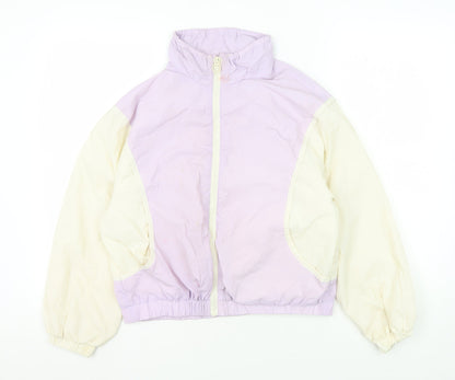 Zara Women's Multicoloured Track Jacket Size 10