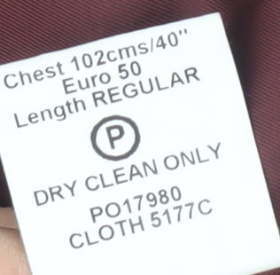 Mens UK Size 40 Brook Taverner  Grey Suit Jacket