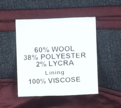 Mens UK Size 40 Brook Taverner  Grey Suit Jacket