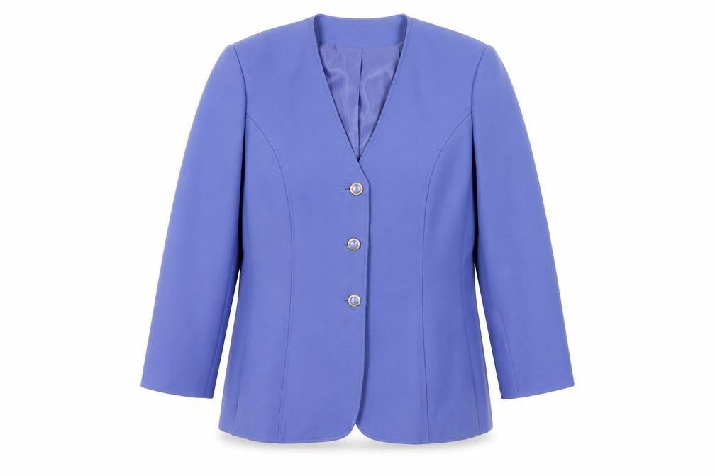 Womens UK Size 12 Eastex Regular Blue Suit Jacket