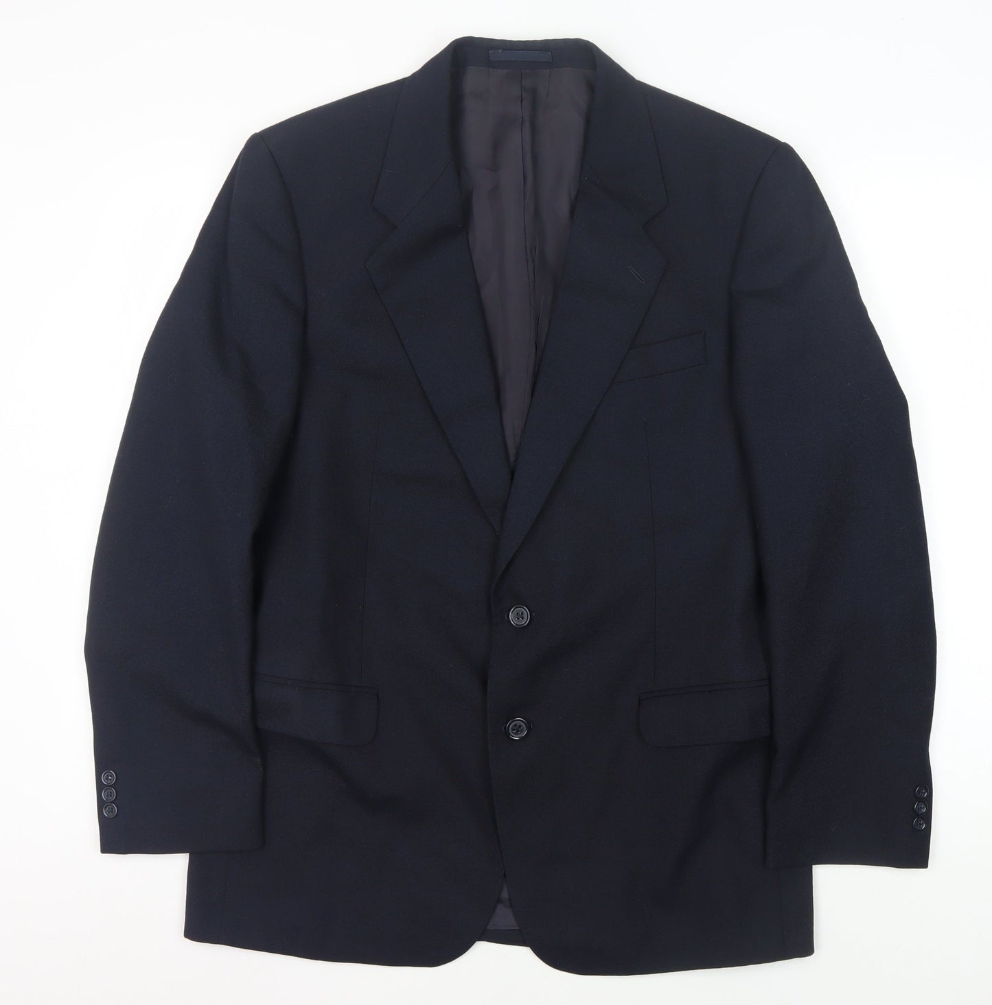 Mens UK Size 40 St Michael Regular Blue Suit Jacket