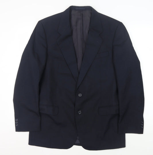 Mens UK Size 40 St Michael Regular Blue Suit Jacket