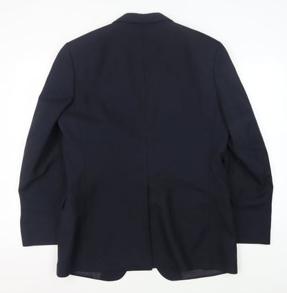 Mens UK Size 40 St Michael Regular Blue Suit Jacket
