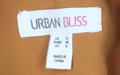 Urban Bliss Orange Women's Blazer Size 12 - Casual Workwear