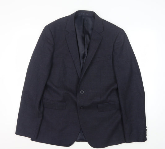 Mens UK Size 42 Jaeger Regular Blue Suit Jacket