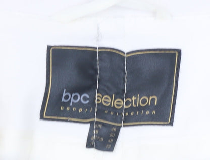 bpc selection Women's White Sequin Blazer Size 20