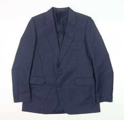 Mens UK Size 42 Centaur Regular Blue Suit Jacket