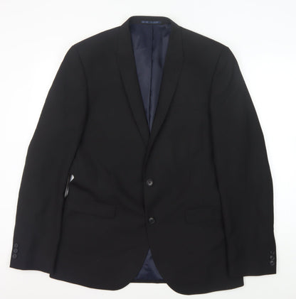 Mens UK Size 42 NEXT Regular Black Suit Jacket