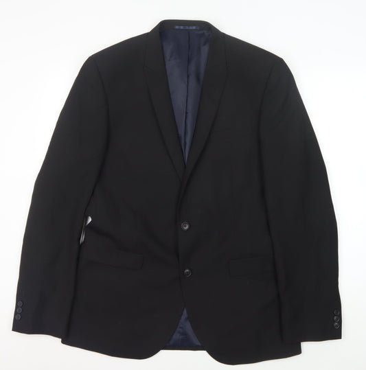 Mens UK Size 42 NEXT Regular Black Suit Jacket