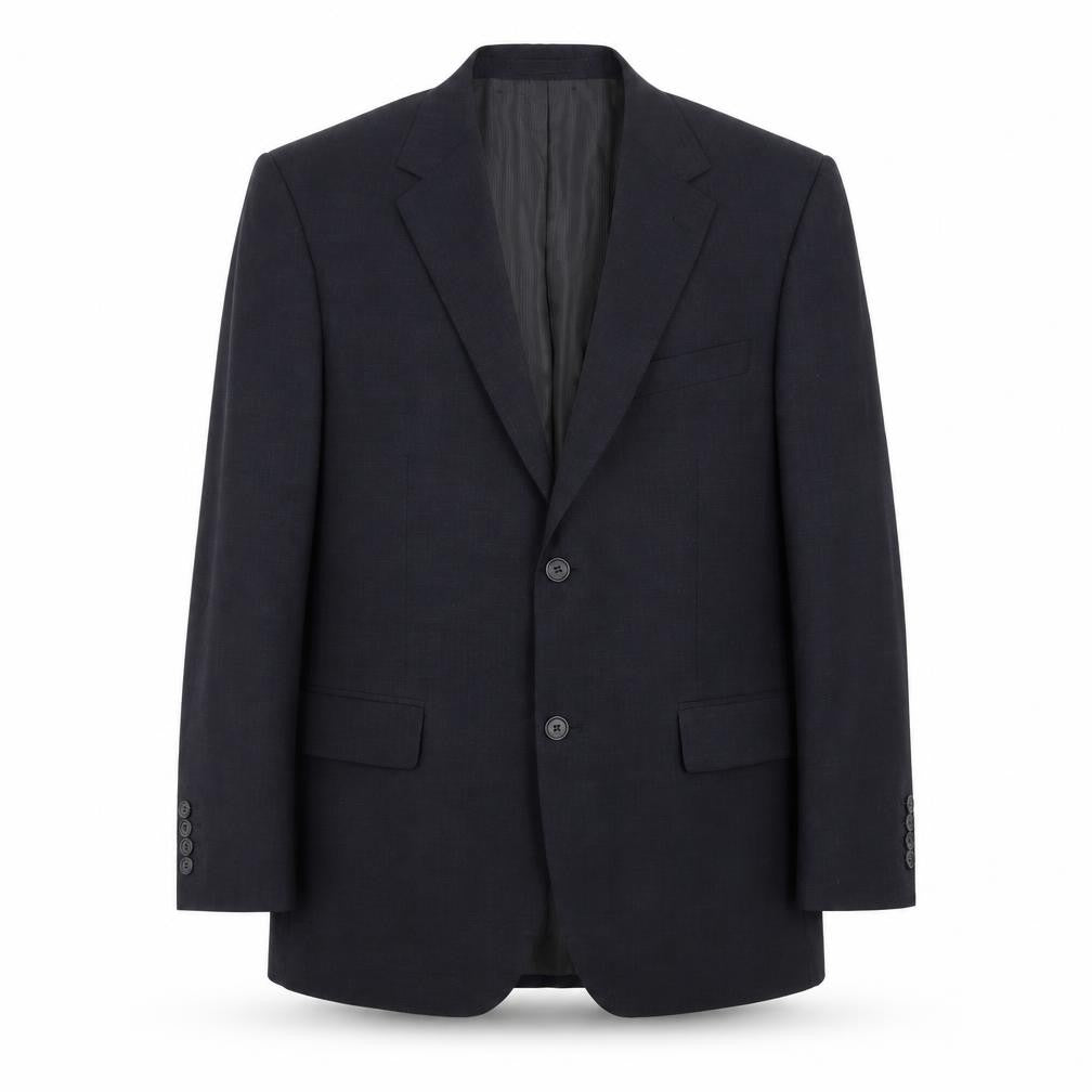 Mens UK Size 40 Jeff Banks Regular Blue Suit Jacket