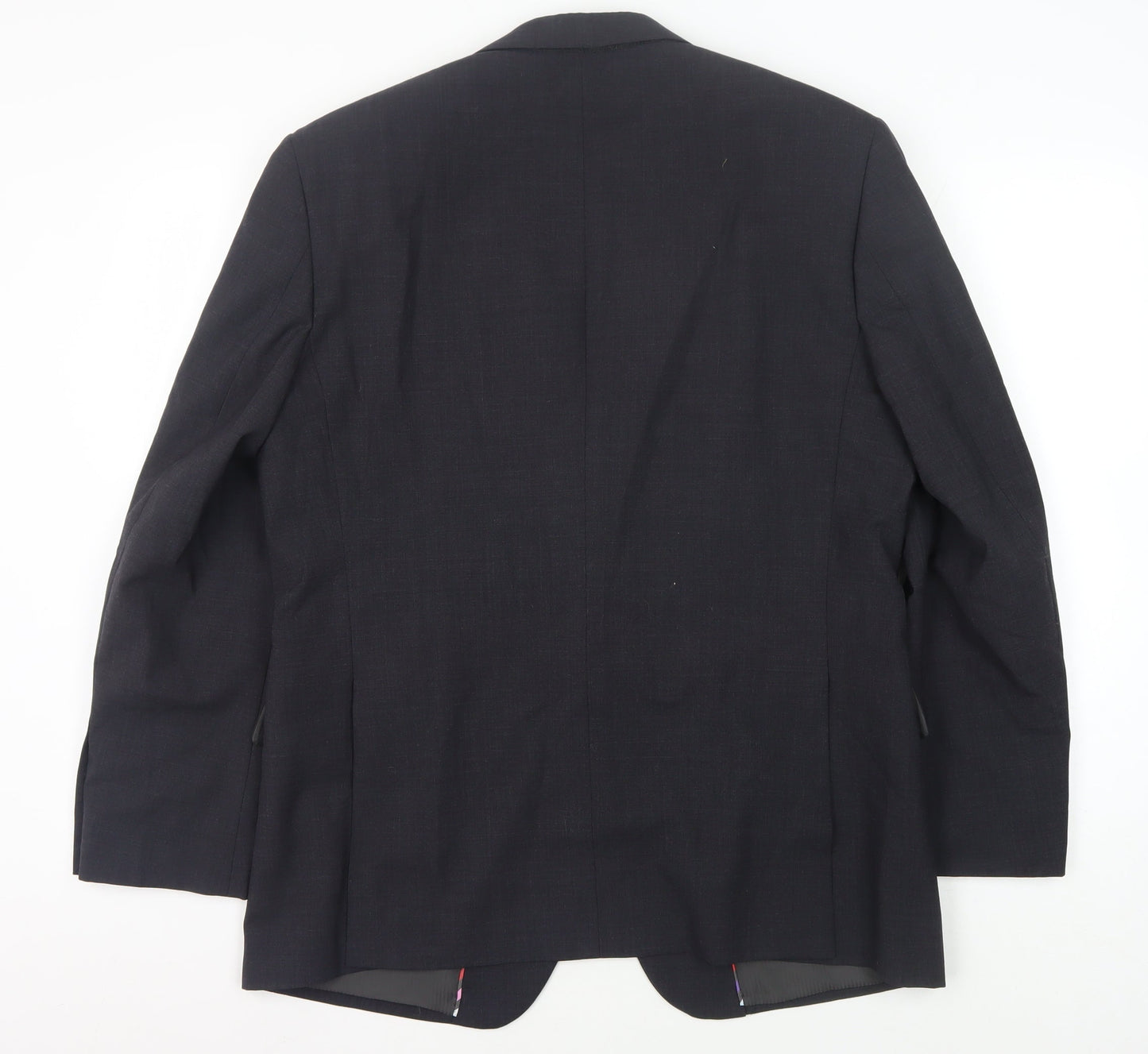Mens UK Size 40 Jeff Banks Regular Blue Suit Jacket