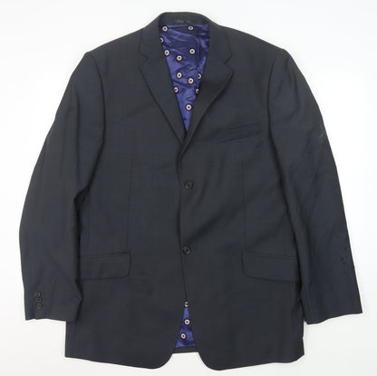 Mens UK Size 44 Ben Sherman Regular Grey Suit Jacket
