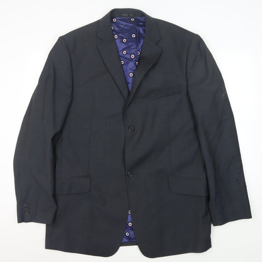 Mens UK Size 44 Ben Sherman Regular Grey Suit Jacket