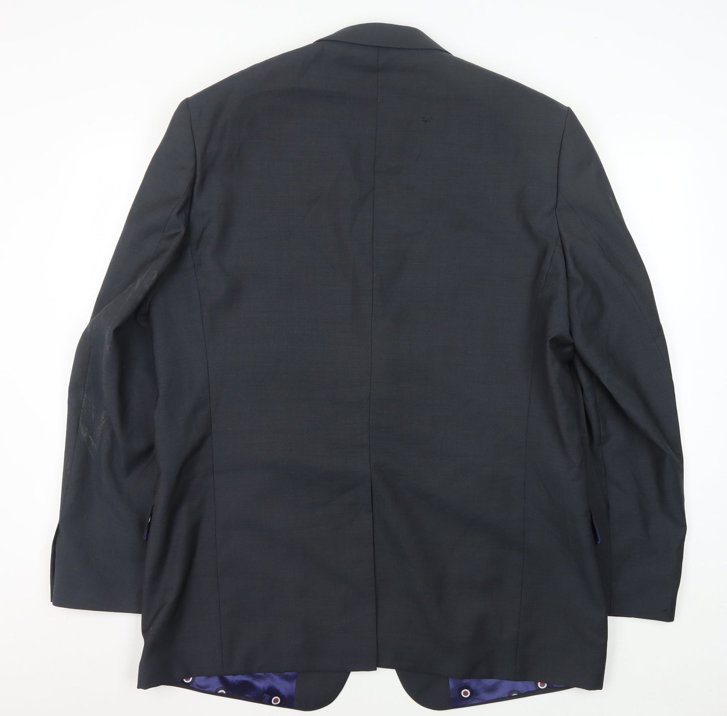 Mens UK Size 44 Ben Sherman Regular Grey Suit Jacket