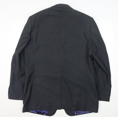 Mens UK Size 44 Ben Sherman Regular Grey Suit Jacket