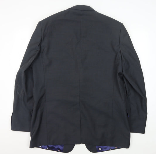 Mens UK Size 44 Ben Sherman Regular Grey Suit Jacket