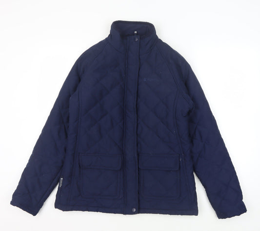 Mountain Warehouse Women's Blue Quilted Jacket, Size 10