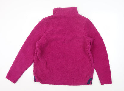 Betty Kay Women's Pink Henley Sweatshirt M