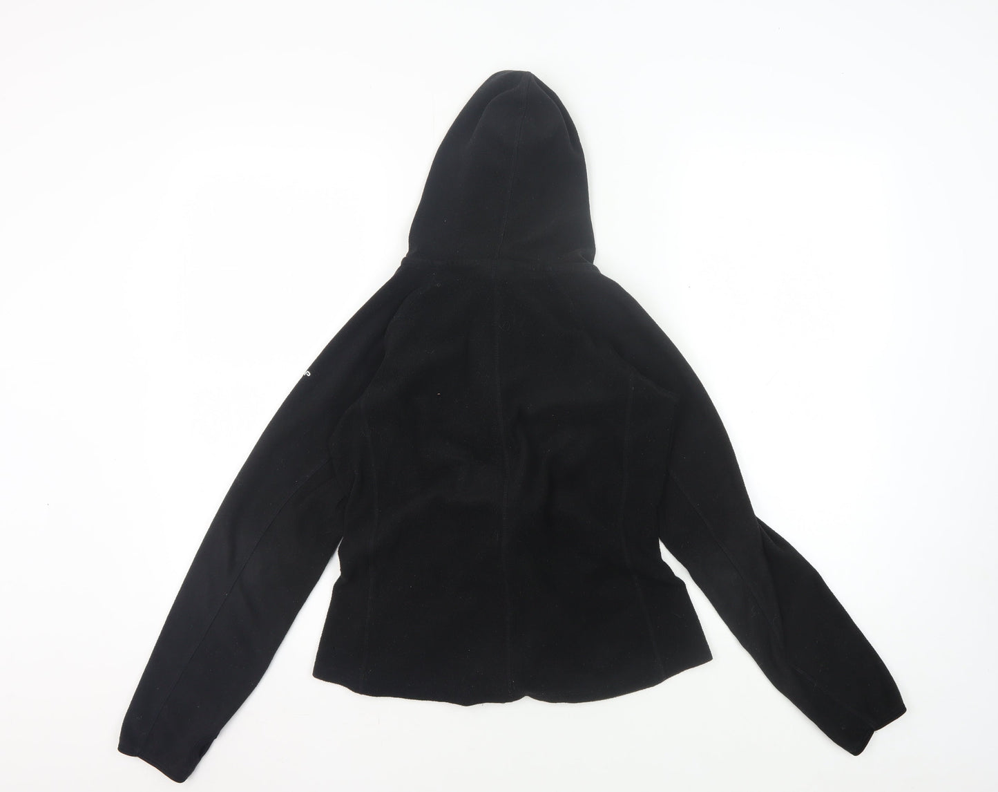 Trespass Girls Black Hooded Fleece Jacket Size S