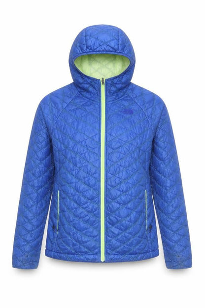 Womens UK Size M The North Face Blue Puffer Jacket