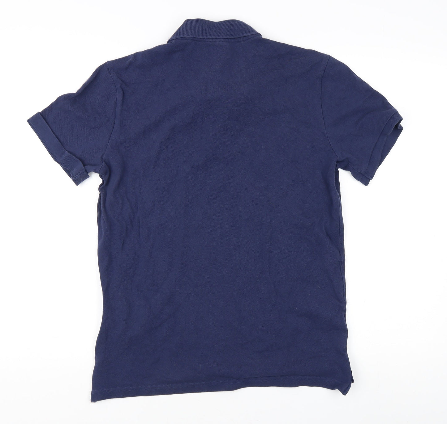 Nike Men's Blue Cotton Polo Shirt - Size S