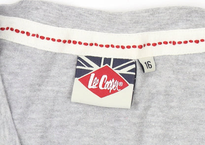 Womens UK Size 16 Lee Cooper Grey  T-Shirt