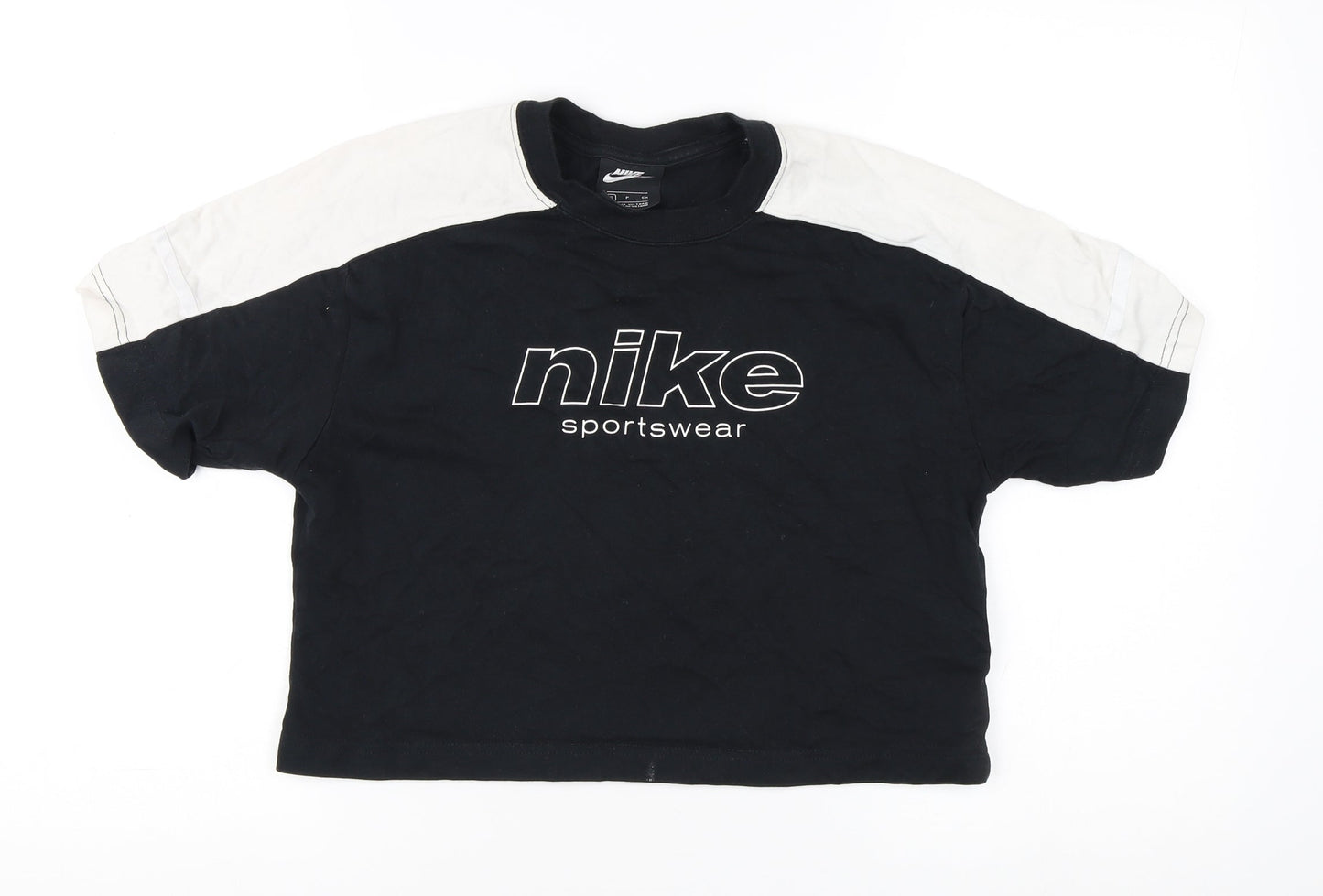 Nike Women's Black Crew Neck T-Shirt Size S