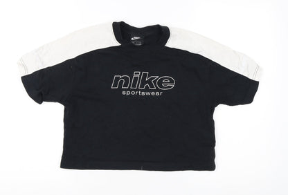 Nike Women's Black Crew Neck T-Shirt Size S